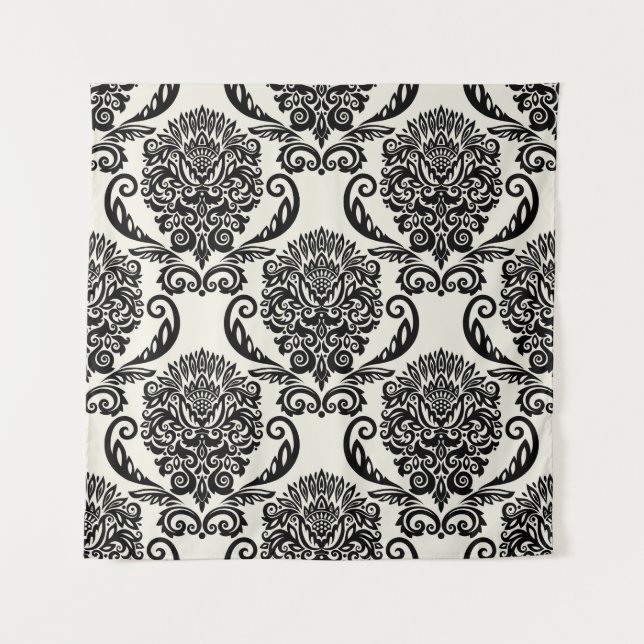 Decorative elements, freehand seamless drawing. tapestry (Front)