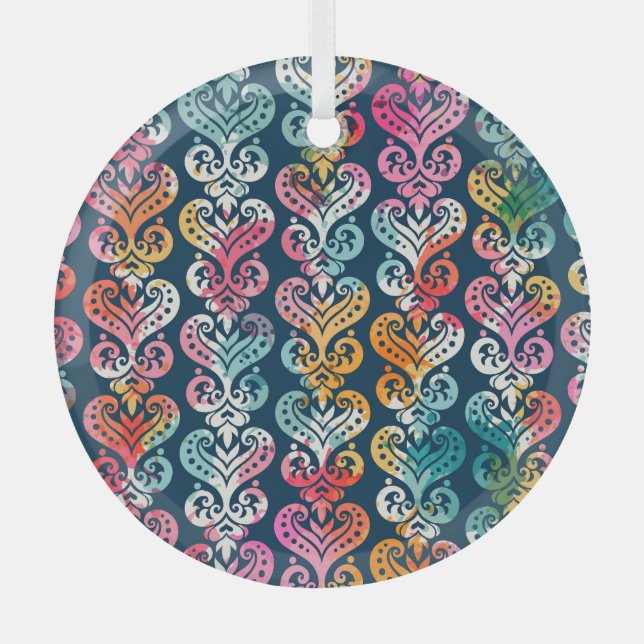 Decorative elements, versatile pattern design. glass tree decoration (Front)