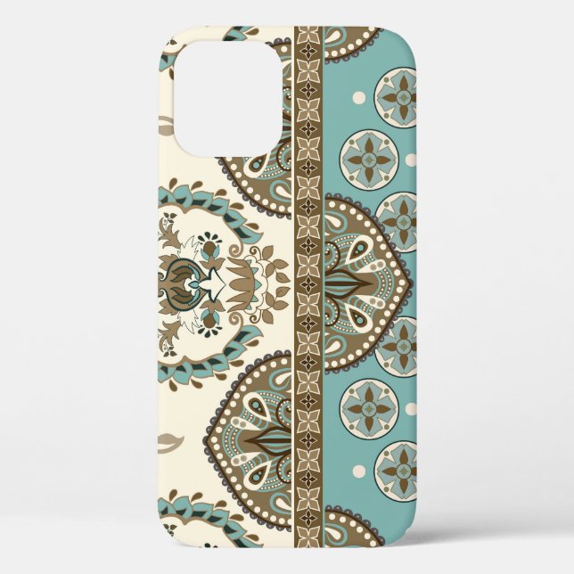 Decorative Ethnic Moroccan Style Border Case-Mate iPhone Case (Back)