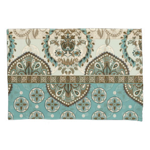 Decorative Ethnic Moroccan Style Border Pillowcase