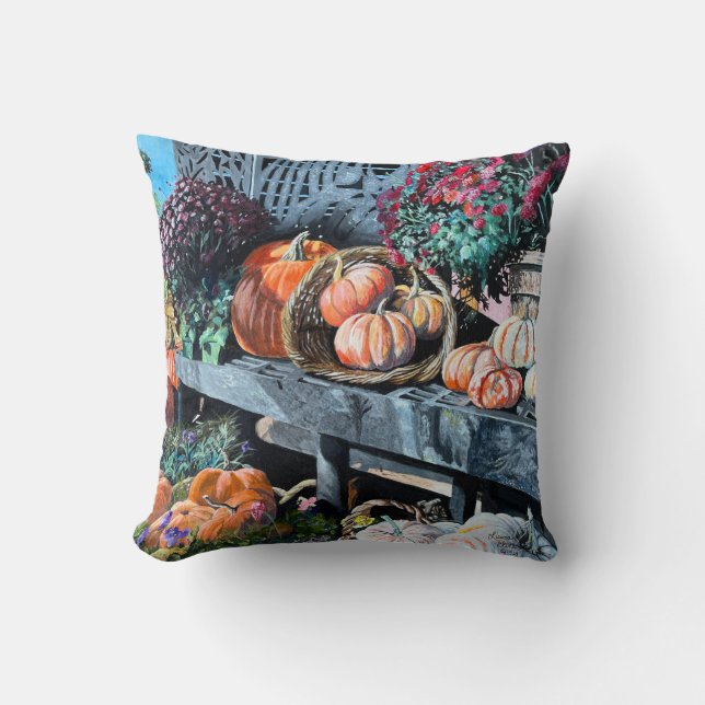 Decorative Fall Holiday Pillow (Front)