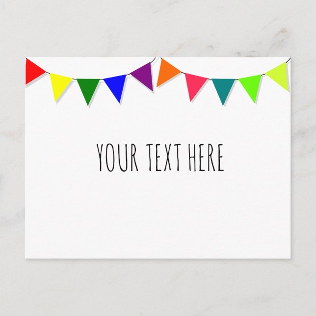 Decorative Flags Postcard (Front)