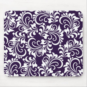 decorative floral background mouse pad