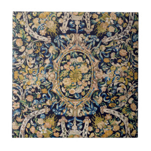 Decorative Floral Carpet Pattern Ceramic Tile
