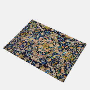 Decorative Floral Carpet Pattern Doormat
