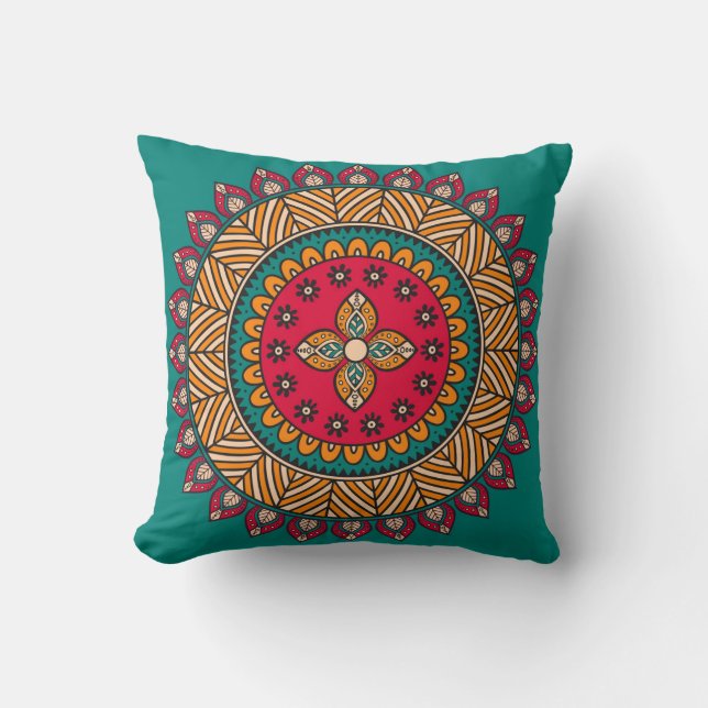 Decorative Floral Cushion (Front)