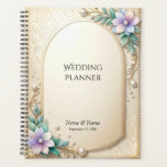 Decorative Floral Frame with Pearls Planner<br><div class="desc">Beautiful Decorative Floral Frame with Pearls Planner</div>