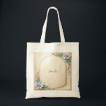 Decorative Floral Frame with Pearls Tote Bag<br><div class="desc">Beautiful Decorative Floral Frame with Pearls Tote Bag</div>