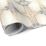 Decorative Floral Frame with Pearls Wrapping Paper<br><div class="desc">Beautiful Decorative Floral Frame with Pearls Wrapping Paper</div>