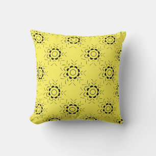 Decorative Floral Line Pattern Cushion