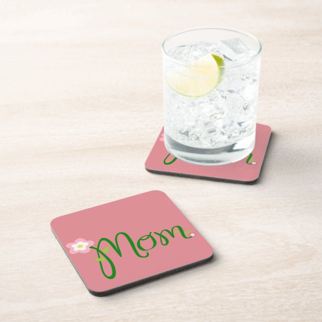 Decorative Floral Mom Coaster (Right Side)