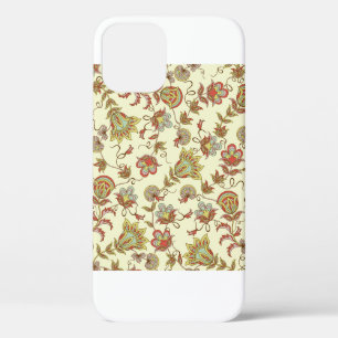 Decorative floral pattern with delicate plants of  iPhone 12 case
