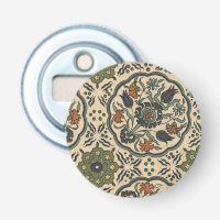 Decorative Floral Persian Tile Design