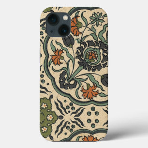 Decorative Floral Persian Tile Design iPhone Case