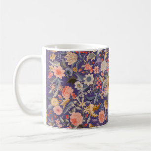 Decorative Floral Print Coffee Mug