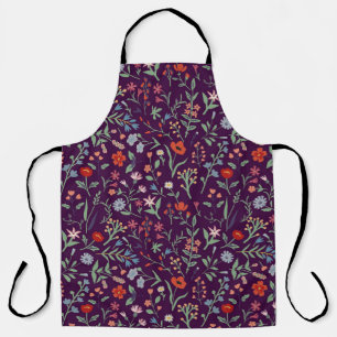 Decorative floral seamless pattern. apron