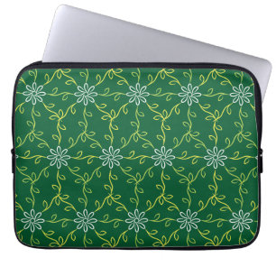Decorative Floral Seamless Pattern Laptop Sleeve