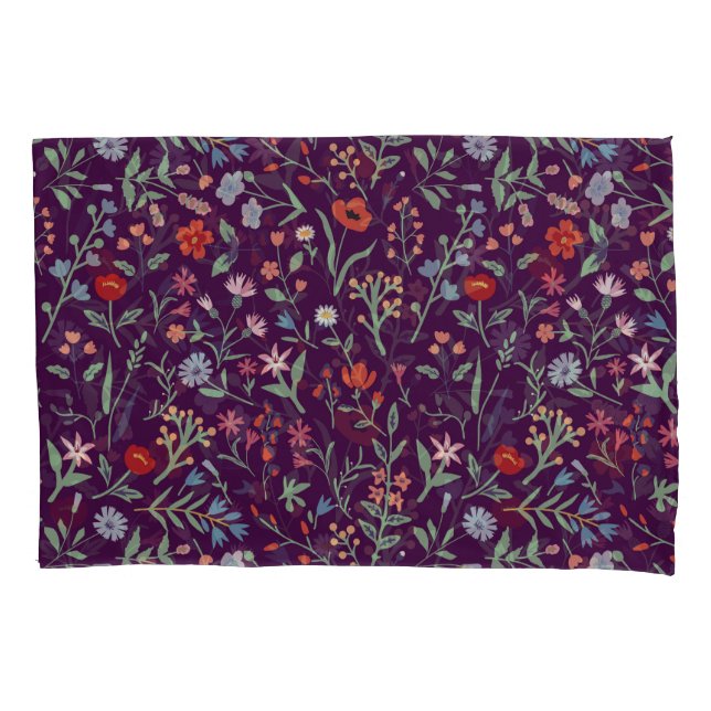 Decorative floral seamless pattern. pillowcase (Front)