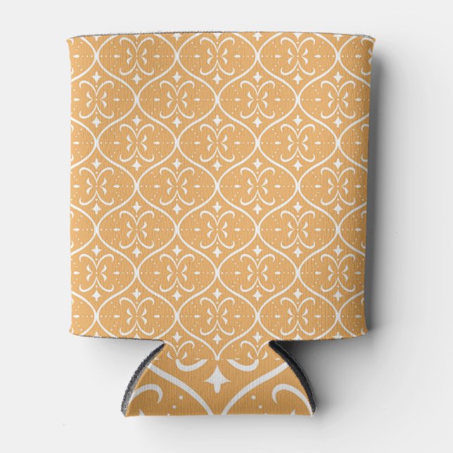 Decorative flourish seamless pattern, oriental bac can cooler (Front)