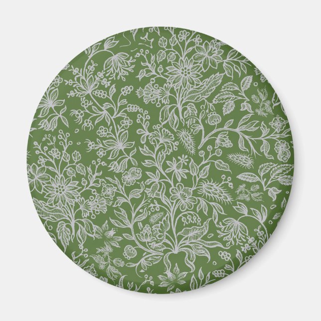 Decorative flowers 10 magnet (Front)