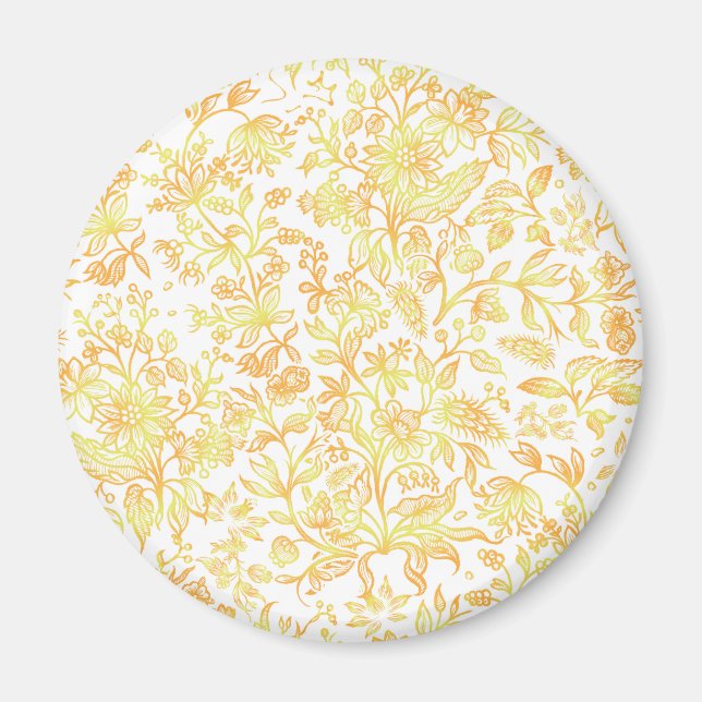 Decorative flowers 13 magnet (Front)