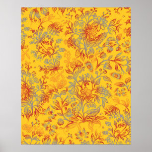 Decorative flowers 16 poster