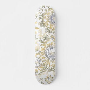 Decorative flowers 17 skateboard