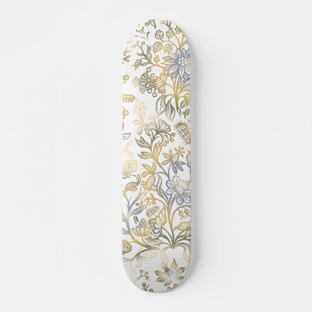Decorative flowers 17 skateboard (Front)
