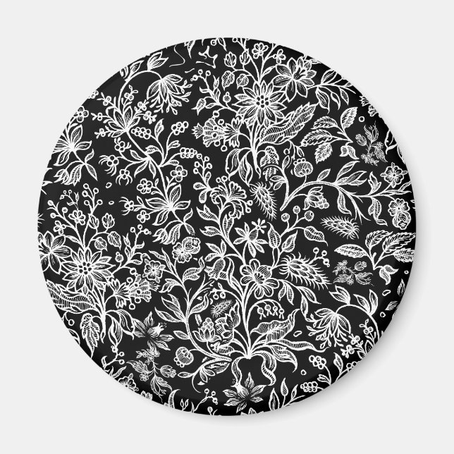 Decorative flowers 21 magnet (Front)