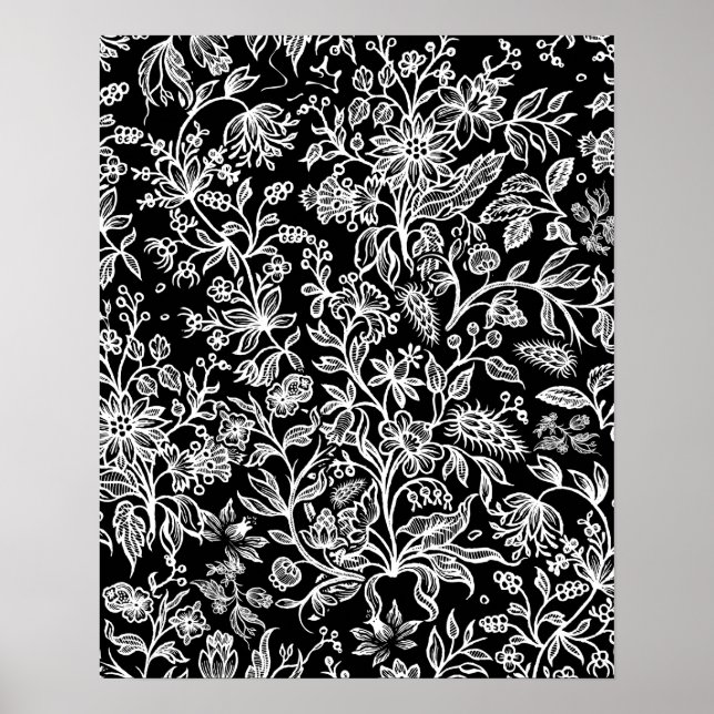 Decorative flowers 21 poster (Front)
