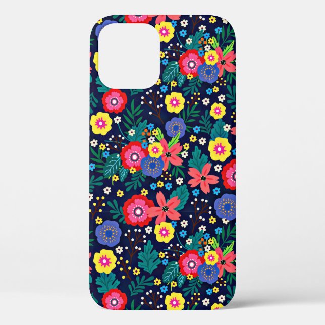 Decorative Flowers And Leaves Pattern-48675 Case-Mate iPhone Case (Back)