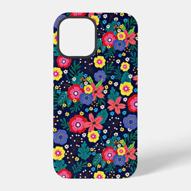 Decorative Flowers And Leaves Pattern-48675 iPhone Case (Back)