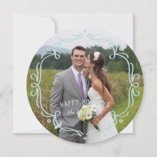 Decorative Frame Holiday Card - Sky