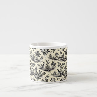 Decorative French toile pattern Espresso Cup