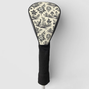 Decorative French toile pattern Golf Head Cover