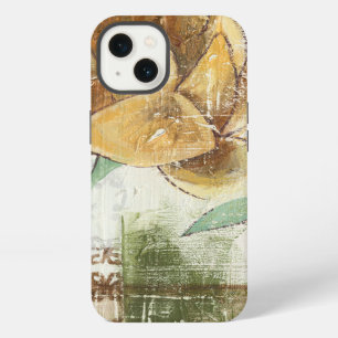 Decorative Fresco Design with Globe Flower iPhone Case
