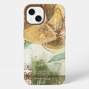 Decorative Fresco Design with Globe Flower iPhone Case
