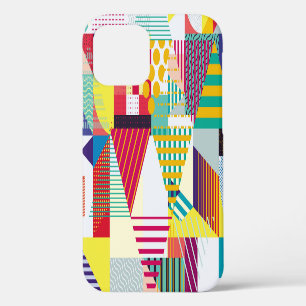 Decorative geometric, abstract seamless pattern. iPhone 12 case