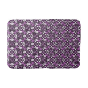 Decorative Geometric Boho Pattern Bath Mat