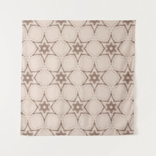 Decorative geometric floral pattern. Seamless vint Tapestry