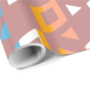 Decorative Geometric Mosaic Pattern #6 Wrapping Paper