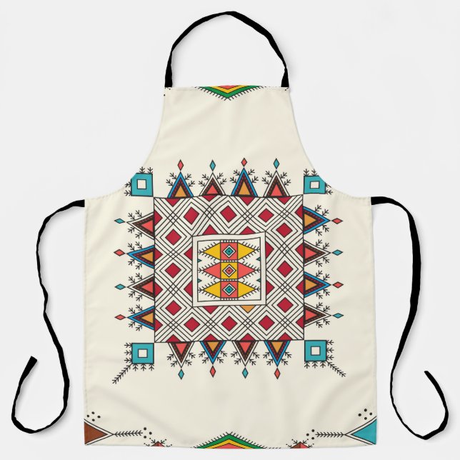 Decorative geometric repeating pattern inspired by apron (Front)