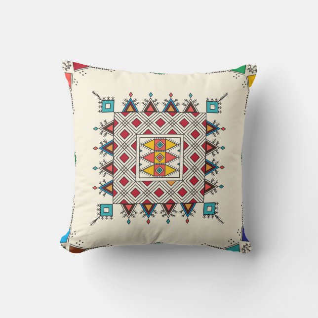 Decorative geometric repeating pattern inspired by cushion (Front)