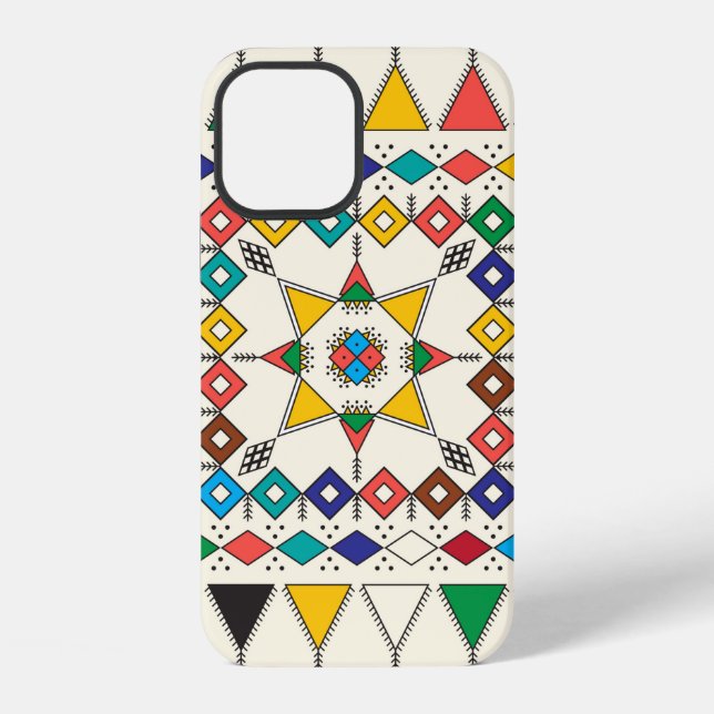 Decorative geometric repeating pattern inspired by iPhone case (Back)