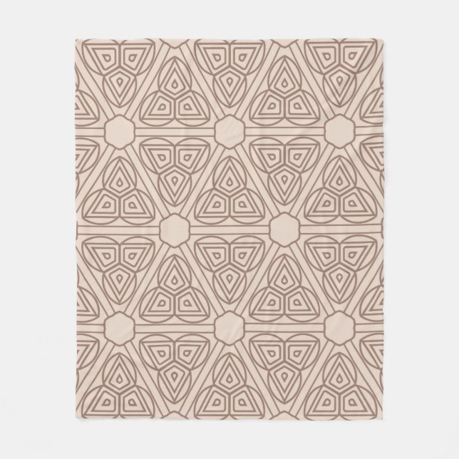 decorative geometric seamless pattern. illustratio fleece blanket (Front)
