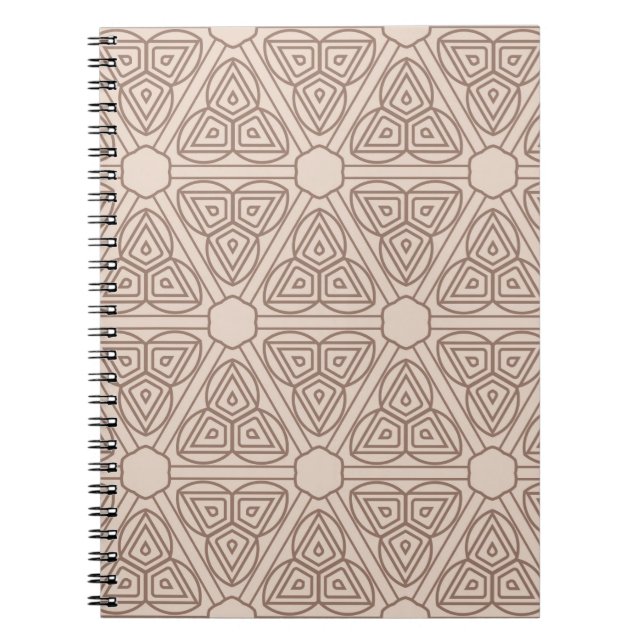 decorative geometric seamless pattern. illustratio notebook (Front)
