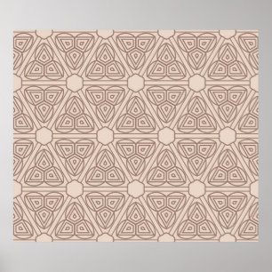 decorative geometric seamless pattern. illustratio poster