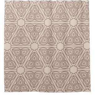 decorative geometric seamless pattern. illustratio shower curtain