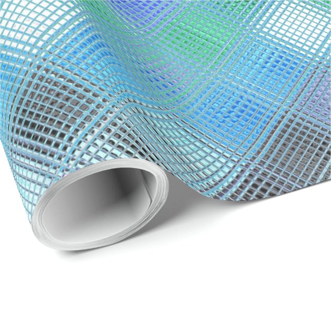Decorative Geometric Tiles Mosaic Pattern #11 Wrapping Paper (Roll Corner)