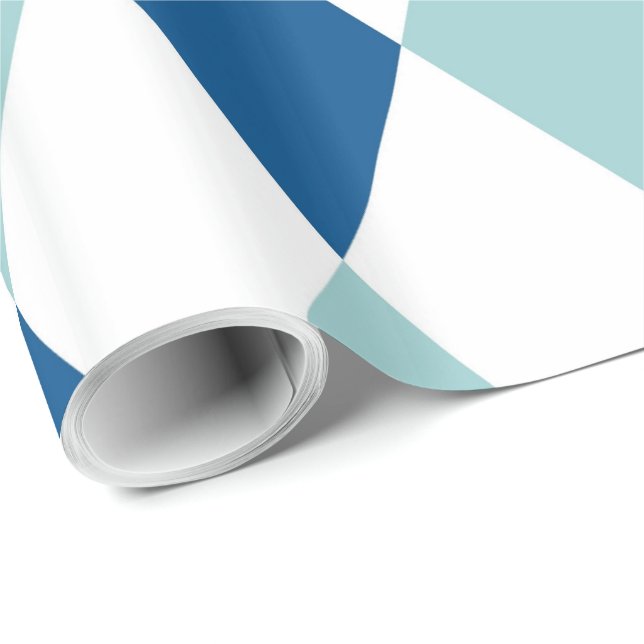 Decorative Geometric Tiles Mosaic Pattern #5 Wrapping Paper (Roll Corner)